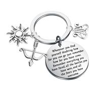 KUIYAI Llavero de dios griego de la Grecia antigua, dios del sol, regalo de mitología griega, regalos de campamento (wheneverApolloUK)