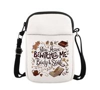 KUIYAI MAOFAED You Have Bewitched Me, cita literaria, bolsa cruzada Bookish, regalo para amantes de los libros, regalo de bibliotecario (have bewitchedUK)