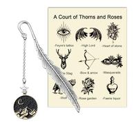 KUIYAI Marcadores de inspiración literaria Night Court Bookmark The Bat Boys Gift Velaris Gift City of Starlight (starlightUK)