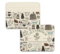 KUIYAI Portatarjetas con diseño de libélula para televisión, regalo temático de drama de televisión de Kainan & Freya, regalo para mujer (lallybroch)