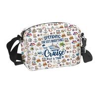 KUIYAI Regalo de crucero, regalo de crucero familiar, un crucero a la vez, bolsa cruzada a juego, Crucero en Timedjuk, moda