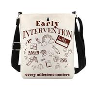 KUIYAI Regalo especial para profesores, bolsa cruzada de intervención temprana, regalo para educador de la primera infancia, regalos de terapeuta (intervención temprana del Reino Unido)