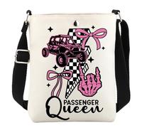 KUIYAI Regalo para conducir, bonito bolso bandolera para amantes de la aventura (reina de pasajeros)