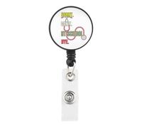 KUIYAI RT - Carrete de insignia escolar para terapeuta respiratorio, regalo de enfermera respiratoria, clip de insignia para terapeuta pulmonar (no puede RtSchool)