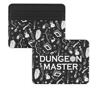 KUIYAI Tarjetero para tarjetas de crédito y videojuegos, regalo para amantes de los juegos de rol, cartera para mujer (DungeonMaster)