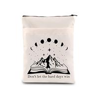 KUIYAI The Night Court - Funda protectora para libros Velaris, regalo con cremallera, para amantes de los libros, Hard Day Win, S, moderno