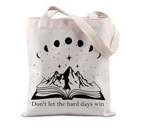 KUIYAI The Night Court - Funda protectora para libros Velaris, regalo con cremallera, para amantes de los libros, Bolsa Hard Day Win, S