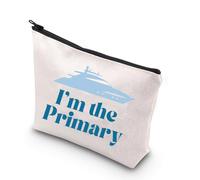 KUIYAI Yachting Gift Yacht Sailing Gift Reality TV Show Merch I'm The Primary - Bolsa de maquillaje con cremallera debajo de la cubierta, regalo para fanáticos, I'm the Primary, moda
