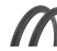 Kujo One 0 One A 28 pulgadas 700 x 1,75 - 47-622 - 22 TPI - Neumáticos de alambre - Negro - City Trekking Par de neumáticos