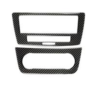 KUKAZU Embellecedor de Panel de CD for Consola Central Interior de Coche, Fibra de Carbono Negra, for Mercedes Benz for GLE W166 2015-2019, Accesorios de Interior de Coche