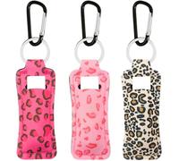 KUKEANVO Llavero Organizador Elegante para Bálsamos Labiales, Lip Gloss o Pintalabios - Portabálsamo con Clip Práctico, Diseño Adorable para Llaves y Bolsos
