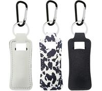 KUKEANVO Llavero Organizador Elegante para Bálsamos Labiales, Lip Gloss o Pintalabios - Portabálsamo con Clip Práctico, Diseño Adorable para Llaves y Bolsos