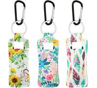 KUKEANVO Llavero Organizador Elegante para Bálsamos Labiales, Lip Gloss o Pintalabios - Portabálsamo con Clip Práctico, Diseño Adorable para Llaves y Bolsos