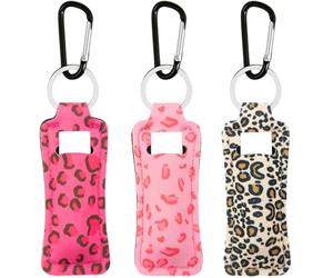 KUKEANVO Llavero Organizador Elegante para Bálsamos Labiales, Lip Gloss o Pintalabios - Portabálsamo con Clip Práctico, Diseño Adorable para Llaves y Bolsos