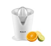 KUKEN Exprimidor De Naranjas Eléctrico 40W Vertido Directo Al Vaso, Exprimidor Eléctrico Con Accesorio Para Limones, Sistema Desmontable Y Base Antideslizante