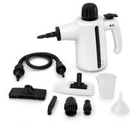 KUKEN Vaporeta Limpieza Hogar 1000W, Vaporeta de Mano, Limpiador a Vapor | 8 accesorios, presión 3,5 bar y 169ºC para desinfectar baños, cocinas, cristales, juntas o tejidos. Depósito 350 ml, luz LED