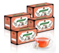 KUKER - Bearberry Tea, Uva Ursi Kidney Cleanse Tea 20 Bags, Urinary Tract Detox Drink, Berry Tea Leaves for Urological Health, Natural Tea Detox with Arctostaphylos Uva Ursi, 4 Pack