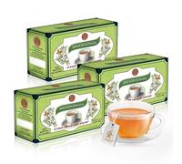 KUKER - Senna Tea Leaves and Fruit, Senna Leaves Tea for Constipation Relief, Bedtime Tea for Digestive Support - Senna Tea Bag of 20, Colon Cleanse, 3 Pack, 30g