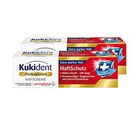 Kukident Crema adhesiva profesional para dentaduras postizas, agarre extrafuerte, efecto rápido y duradero, 2 x 40 g
