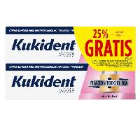 Kukident Pro Fijación Todo el Día Sin Sabor 2x40 gr 25% GRATIS