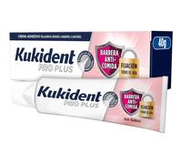 Kukident Pro Plus Anticomida Crema Adhesiva para Prótesis Dentales Completas Y Parciales sin g