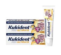 Kukident Pro Ultimate Crema Adhesiva Para Prótesis Dentales Completas Y Parciales Sin Sabor - 2x40 g