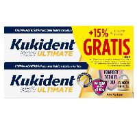 Kukident Pro Ultimate Sin Sabor 2x47 gr 15% GRATIS