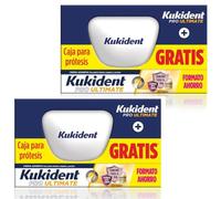 Kukident Pro Ultimate Sin Sabor 57 gr + Caja para Prótesis de REGALO 2 uds