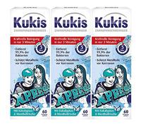 Kukident tirantes limpiador 60, 3-pack (3 x 60 piezas)