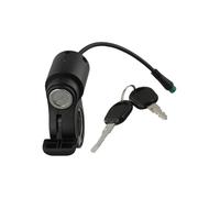 Kukirin - Cerradura de puerta de scooter eléctrico - Cerradura de seguridad de plástico de 5 pines para modelos G2, Pro y Max, 33 x 59 x 82 mm, negro, 88,6 g