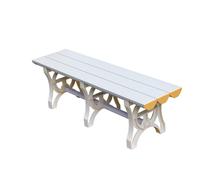 KUKIXKK Outdoor Bench, 800KG Capacity Patio Seating, Easy-Clean Garden Park Chair for Swimming Pool, Gym, and Backyard Lounge(Wit,L:180cm/71in)