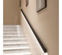 KUKIXKK Pasamanos de Escalera LED Resistentes para escaleras, Barras de Apoyo para Ducha con Luces para escaleras para Personas Mayores, pasamanos iluminados con Sensor Corporal(5ft/152cm)