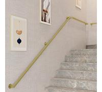 KUKIXKK Pasamanos de Escalera Modernos, pasamanos de Seguridad para Personas Mayores, pasamanos de Seguridad para baño, pasamanos para Interiores.(Gold,14ft/426cm)