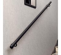 KUKIXKK Pasamanos de Escalera para escalones Interiores y Exteriores, pasamanos de Seguridad, barandilla de Escalera, Barras de Apoyo para Personas Mayores, pasamanos de Pared(16.4 ft/500cm)