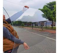 KUKIXKK Policarbonato Placas Transparente Chapa tejado 1MM Plancha plastico rigido PVC planchas Protección UV Paneles de Techo Transparente para Invernadero Jardin Terraza(Clear,1x3m/3.28x10ft)