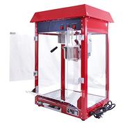 Kukoo - Máquina para Hacer Palomitas de Maíz Roja 230g de Acero Inoxidable