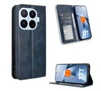 Kukoufey Funda compatible con Xiaomi 17T Pro, funda protectora de piel sintética compatible con Xiaomi 17T Pro 5G 2602EPTC0G, color azul