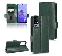 Kukoufey Funda para TCL 40R 5G T771A T771H T771K T771K1 Funda Estuche de Cuero Carcasa de telefono,Funda para TCL 40R,Funda para TCL 40R Funda Protectora Green