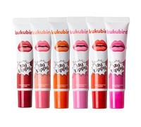 kukubird 6pcs Matte Lip Stain High Pigmented Longwear Womens Waterproof Girl Makeup Beauty Set- Lip Tattoo