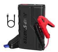 KUKUPOW Arrancador de Baterias,1500A 12V Arrancador de Baterias de Coche para Coche/Motocicleta,para Motor 7.0L Gasolina o 5.5L Diesel con Carga rápida USB y Linterna LED de Emergencia
