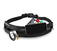 KUKUPOW Riñonera Running Deportiva para Hombre y Mujer con Cremallera et Orificio Auriculares, Ligera y Ajustable Cinturón Deportivo para Móvil Senderismo et Gym para Phone hasta 6,5" Deporte