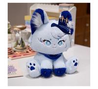 KUKUShining Animales Peluche Gato Genshin, Almohada Impact Felpa Anime Juguete Peluche Gato Lindo Y Suave for Regalo De Jugador(Furina,32cm/12.6in)