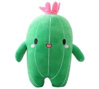 KUKUShining Cactus De Peluche, Adorable Planta De Peluche con Cara Sonriente Juguete Suave Almohada para Abrazar Regalo para Cumpleaños(40cm/15.7in)