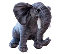 KUKUShining Elefante De Peluche, Muñecos De Peluche Realistas Suaves Y Adorables Almohada Decorativa para Coleccionistas Adultos(Gray,30cm/11.8in)