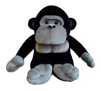KUKUShining Gorila De Peluche, Suave Tierno Animal Muñeco De Mono Chimpancé Sentado Juguete Interactivo De Peluche Regalo For Niños(28cm/11in)