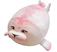 KUKUShining Lindo Juguete De Peluche De Foca, Peluche Kawaii Regordete Ideal For Regalar A Niños Y Niñas Cumpleaños Y Navidad(Pink,40cm/15.7in)