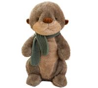 KUKUShining Lindo Peluche De Nutria, Suave Peluche Kawaii Almohada for Acurrucarse Y Jugar con Niños Y Adultos Regalo(26cm/10.2in)