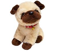KUKUShining Lindo Perro De Peluche, Suave Cachorro Kawaii Border Collie Peluche De Bulldog Shiba Inu For Cumpleaños De Niños(Bulldog,27cm/10.62in)