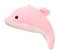 KUKUShining Llavero De Delfín De Peluche, Bonito Colgante De Delfín Mini Muñeco Marino De Peluche para Decorar Bolsos(Pink)