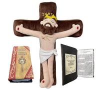 KUKUShining Mi Amigo Jesús, muñeco de Peluche, Salvador religioso, Jesús, muñeco Peluche, Cruz, Biblia, Jesús for la educación, Cuentos Pascua